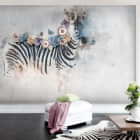 Miniatura fototapety Zebrazeichnung we wnętrzu przedpokoju