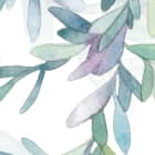 Miniatura fototapety Aquarellblätter von oben fragment # 1