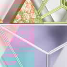 Miniatura fototapety Farbige Dreiecke fragment #2