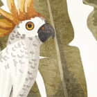 Miniatura fototapety Tropen mit Tieren fragment # 1