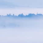 Miniatura fototapety Berge im Nebel fragment #2