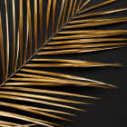 Miniatura fototapety Goldene Palmblätter fragment # 1