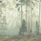 Miniatura fototapety Bären im nebligen Wald