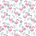 Miniatura fototapety Schwarm rosa Flamingos