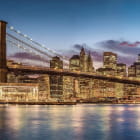 Miniatura fototapety Goldene Brooklyn Bridge