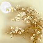 Miniatura fototapety Goldene Magnolienblüte