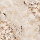 Miniatura fototapety Beige Blumen auf Marmor