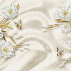 Miniatura fototapety Kostbare Blumen auf Stoff