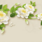 Miniatura fototapety Wunderschöne Rosen 3D