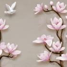 Miniatura fototapety Zarte Magnolien 3D