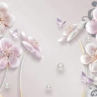 Miniatura fototapety Göttliche Blumen 3D