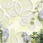 Miniatura fototapety Weiße Orchideen und Ringe