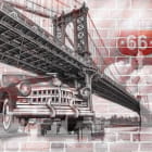 Miniatura fototapety Manhattan-Brücke
