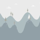 Miniatura fototapety Wellige Berge