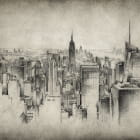 Miniatura fototapety Grafik New York