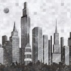 Miniatura fototapety Zeichnung einer Metropole