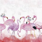 Miniatura fototapety Zarte rosa Flamingos