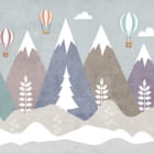 Miniatura fototapety Helle Berglandschaft