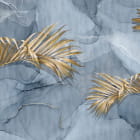 Miniatura fototapety Goldenes Laub über dem Wasser