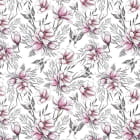 Miniatura fototapety Blühende Magnolie im Morgengrauen