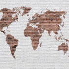 Miniatura fototapety Reisekarte
