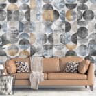 Miniatura fototapety Mosaik mit Steinmuster we wnętrzu salonu
