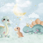 Miniatura fototapety Süße Baby-Dinosaurier