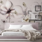 Miniatura fototapety Zarte Magnolie 3D we wnętrzu sypialni