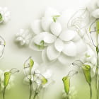Miniatura fototapety Schöne Blumen 3D