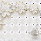 Miniatura fototapety Blumen mit vergoldetem 3D