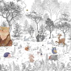 Miniatura fototapety Waldtiere
