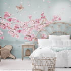 Miniatura fototapety Rosa Blüte we wnętrzu sypialni