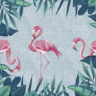 Miniatura fototapety Wunderschöne rosa Flamingos