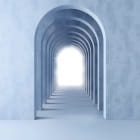 Miniatura fototapety Lufttunnel 3D