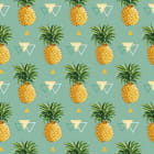 Miniatura fototapety Goldene Ananas