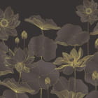 Miniatura fototapety Dunkler Lotus