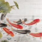 Miniatura fototapety Fisch im Bach