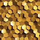 Miniatura fototapety Goldene Schuppen 3D