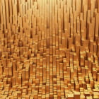 Miniatura fototapety Goldene 3D-Abstraktion