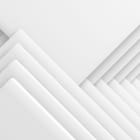 Miniatura fototapety Weißer geometrischer Hintergrund 3D