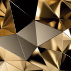 Miniatura fototapety Goldene Abstraktion 3D