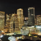 Miniatura fototapety Nächtliche Stadtlandschaft