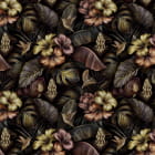 Miniatura fototapety Tropische Blumen mit Vögeln