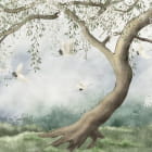 Miniatura fototapety Sakura-Weiß