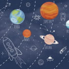 Miniatura fototapety Sonnensystem, Zeichnung