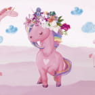 Miniatura fototapety Regenbogen-Einhorn