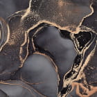 Miniatura fototapety Schwarz-goldene flüssige Kunst