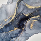 Miniatura fototapety Blaue Wellen mit Gold, Vibe