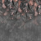Miniatura fototapety Graue Monstera-Blätter