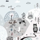 Miniatura fototapety Leben der Waldtiere